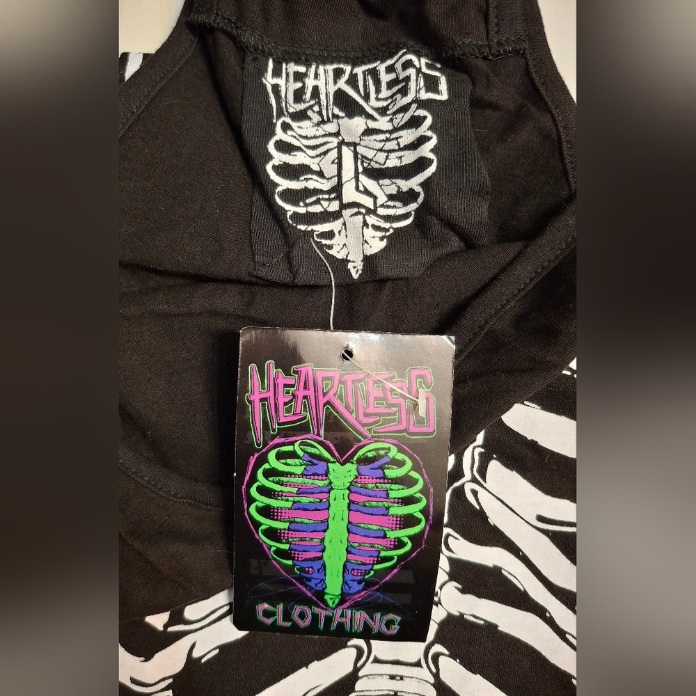 Heartless Skeleton Print Hi Low Dress - Picture 8 of 13
